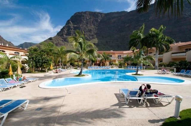 Bijzondere accommodaties Appartementen Jardin del Conde in Valle Gran Rey (La Gomera, Spanje)